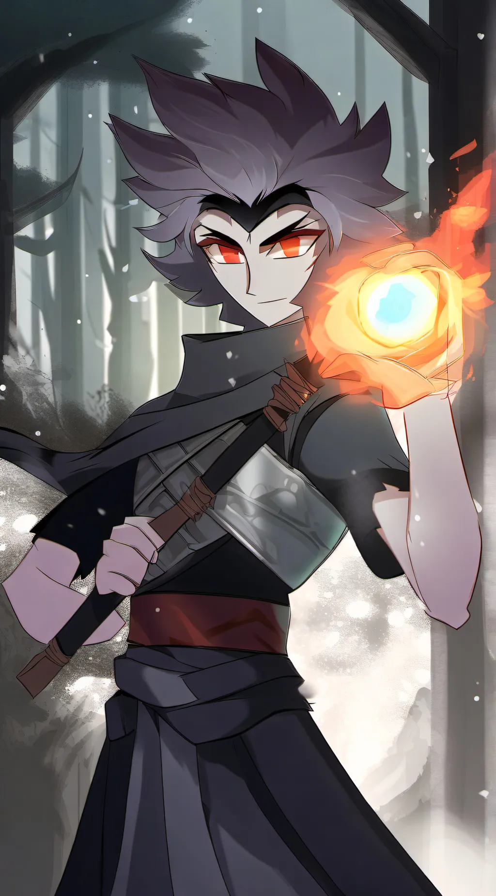 ai character: stolas  background