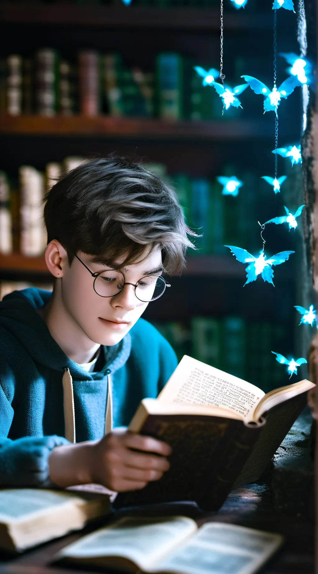 ai character: harry potter  background