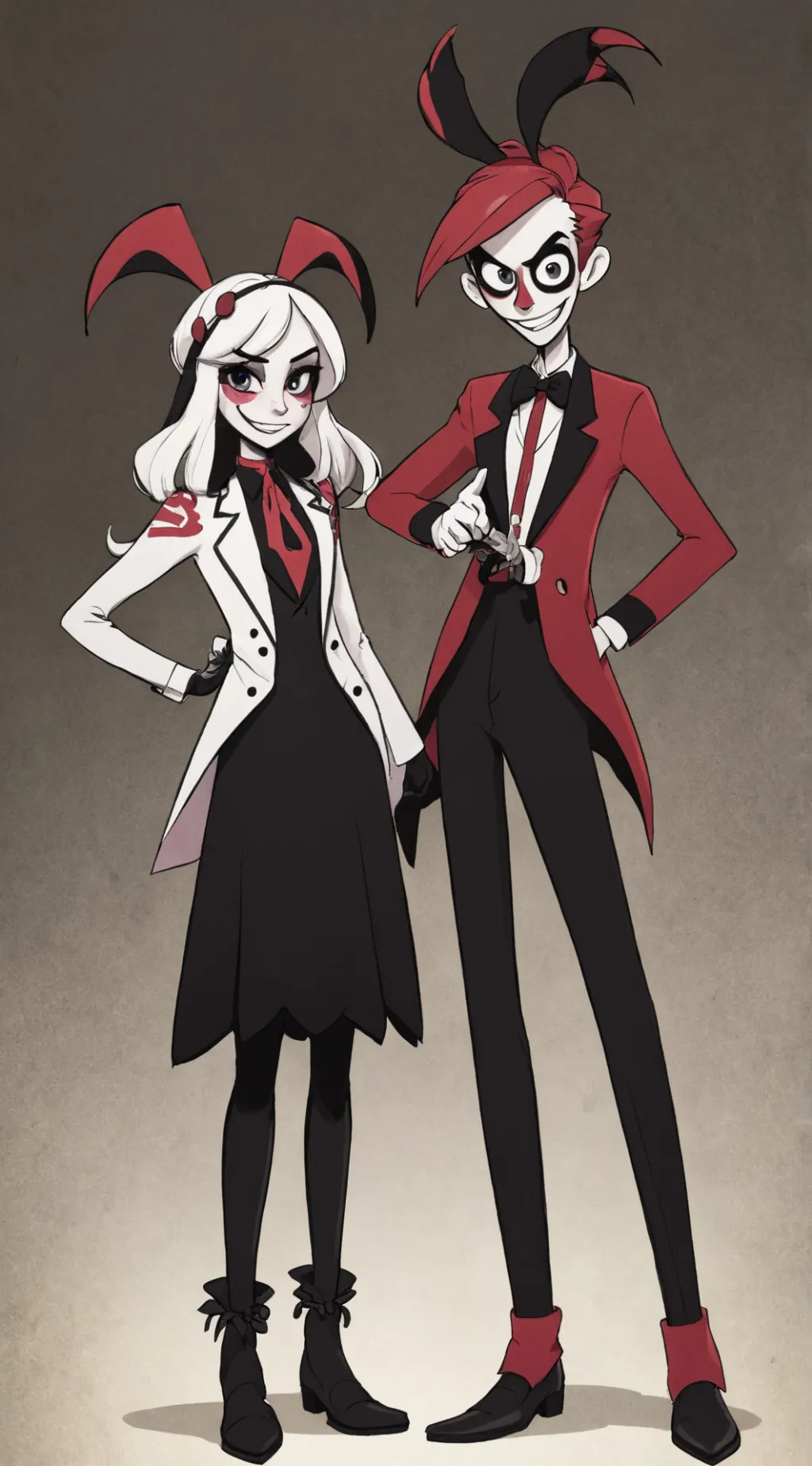 ai character: Charlie & alastor background