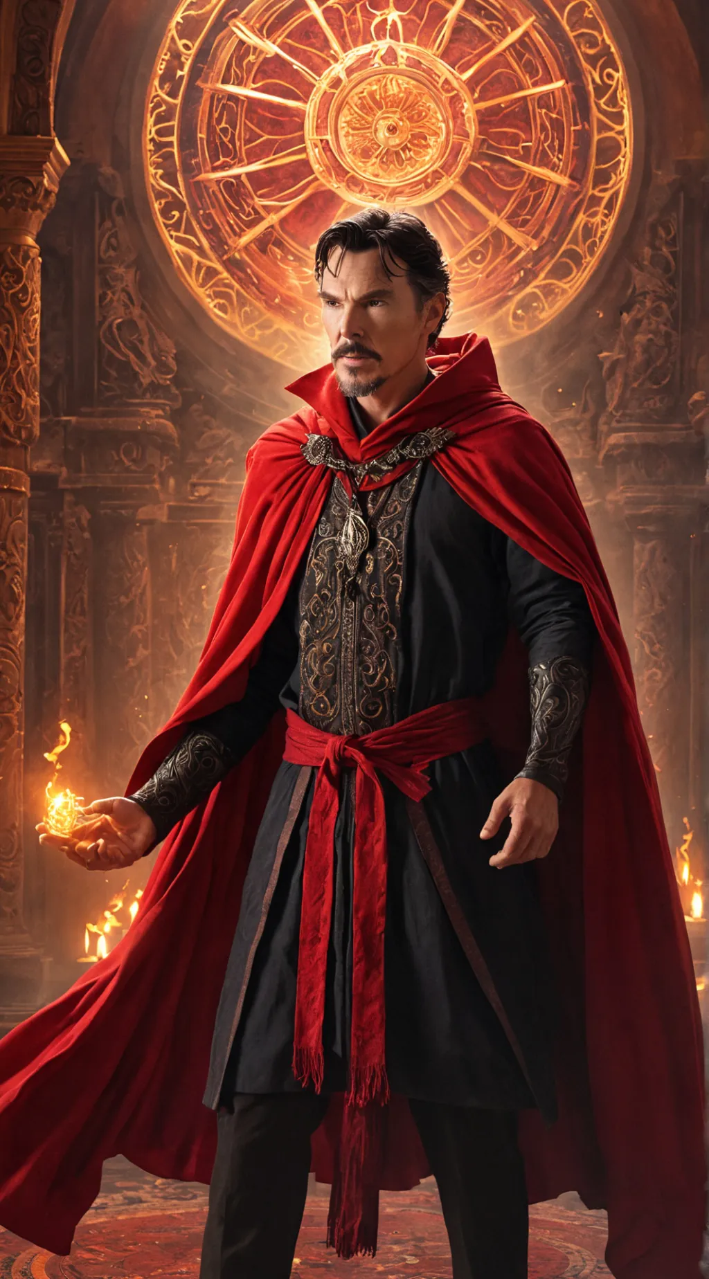 ai character: Dr. Strange  background