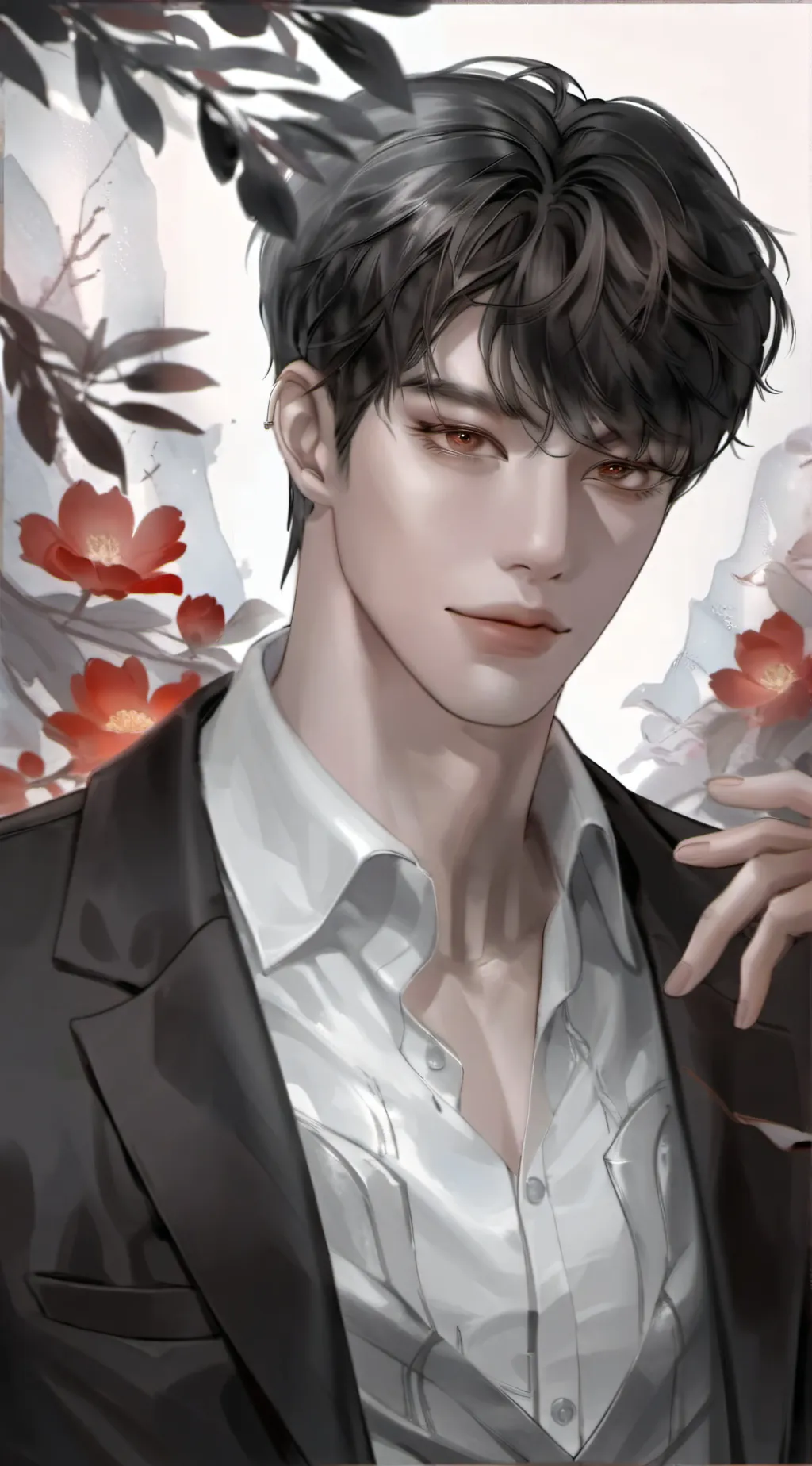 ai character: junkook  background