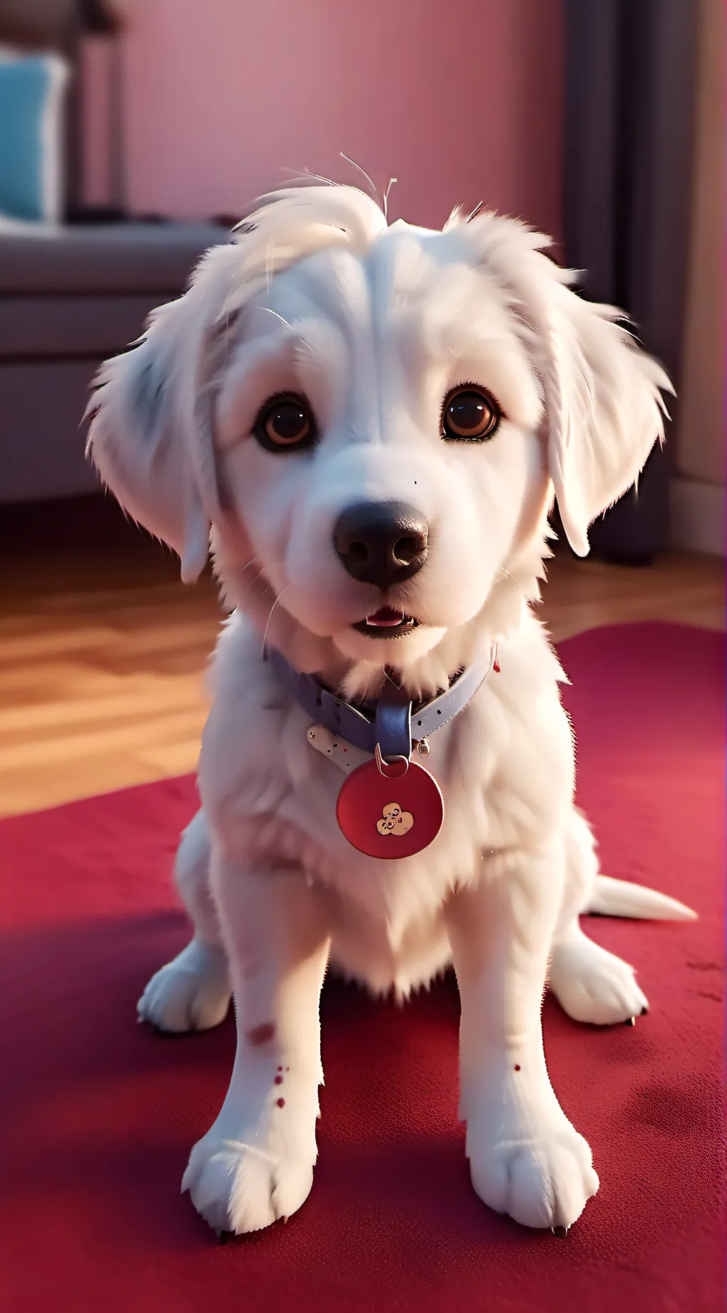 ai character: my dog nova background