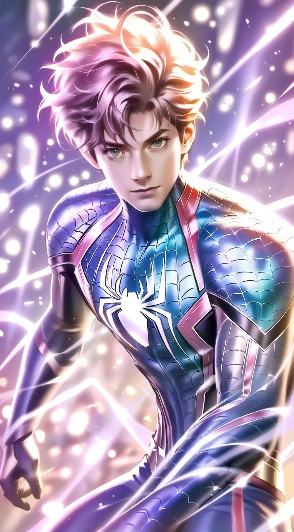 ai character: Spider-man! background