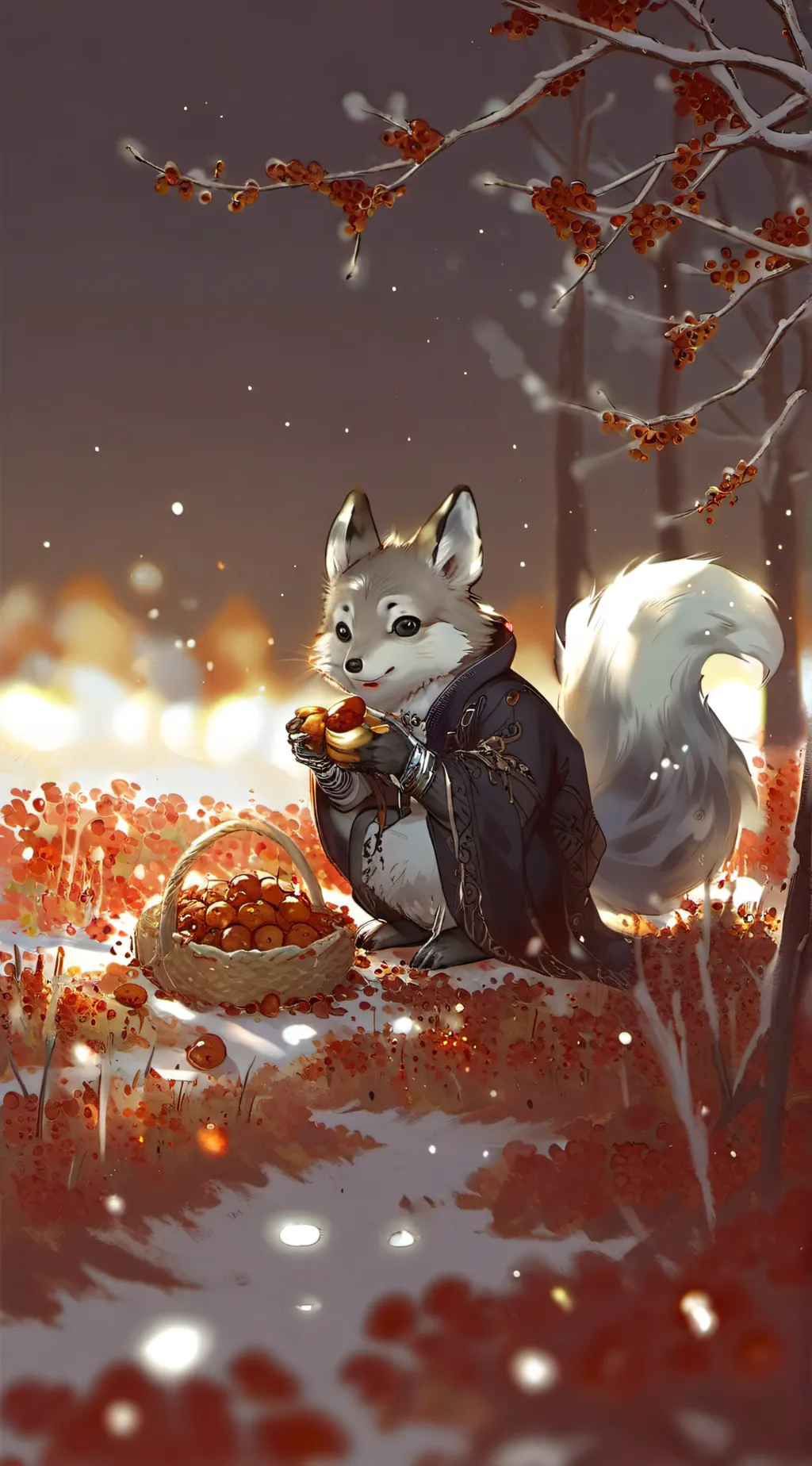 ai character: grim squirl background