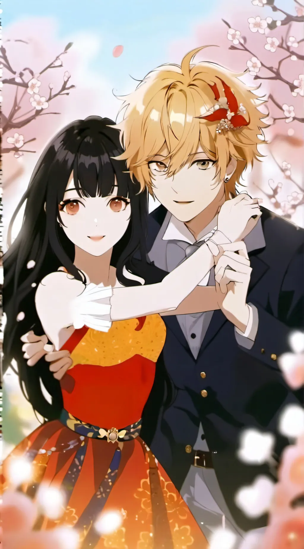 ai character: Emily with Jake background