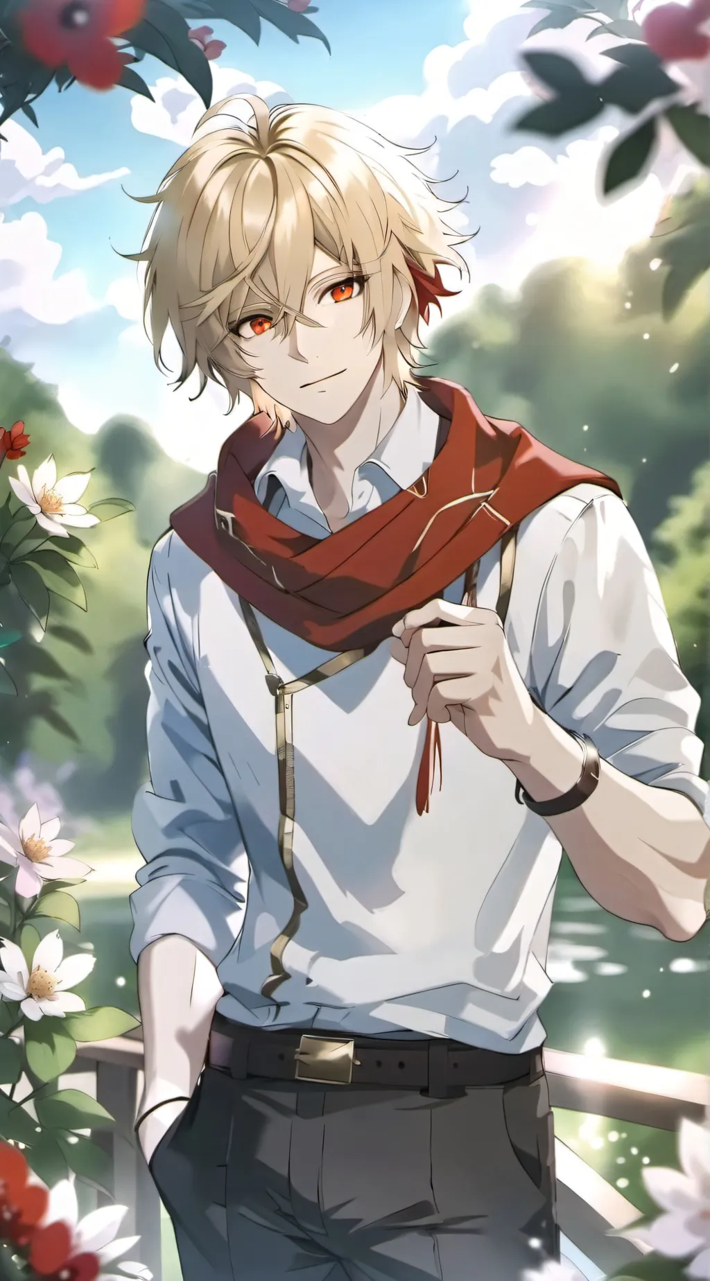 ai character: Bakugo background