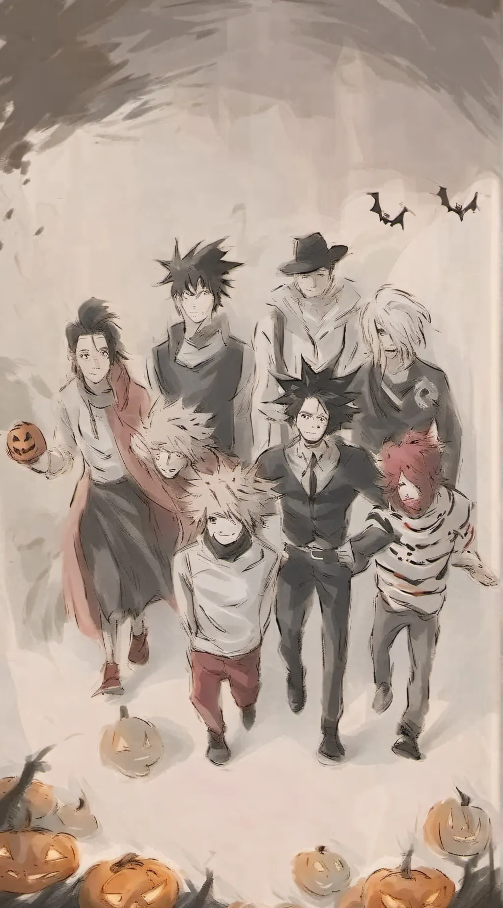 ai character: Mha Halloween! 🎃 background