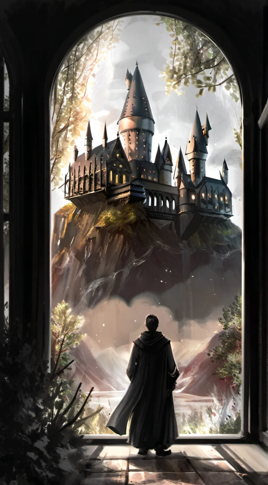 ai character: Hogwarts battle background