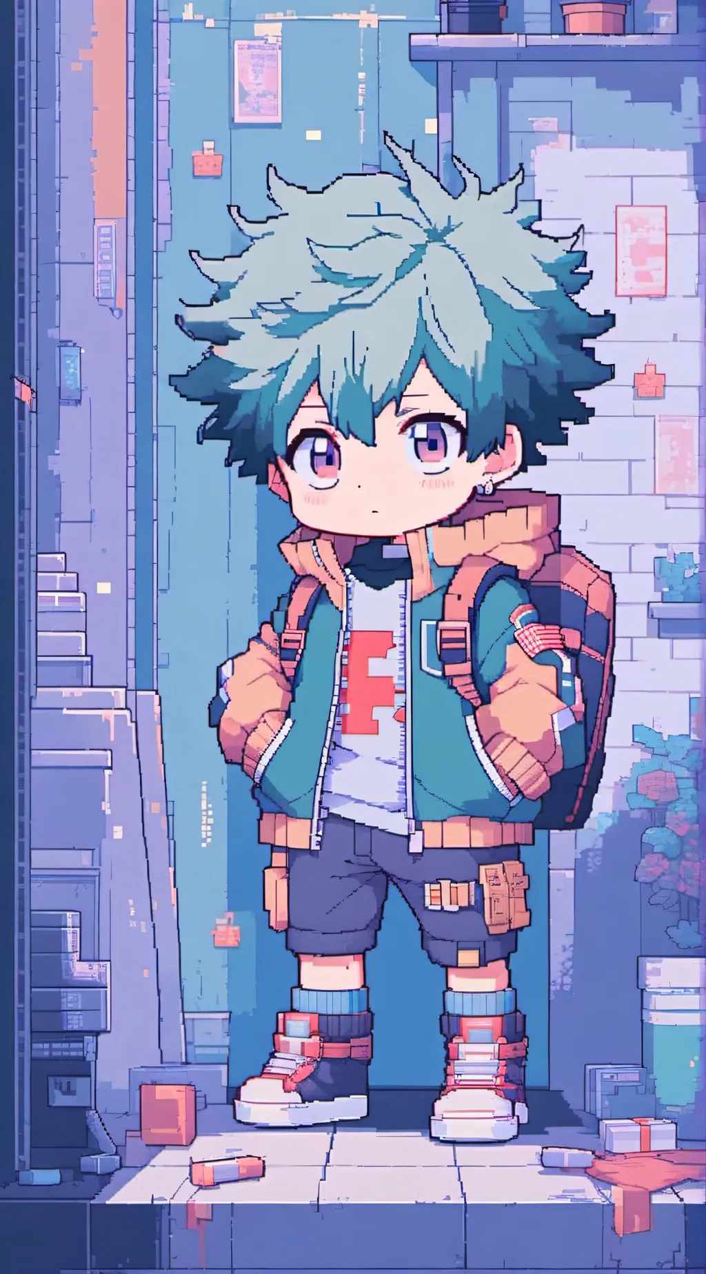 ai character: MHA baby background