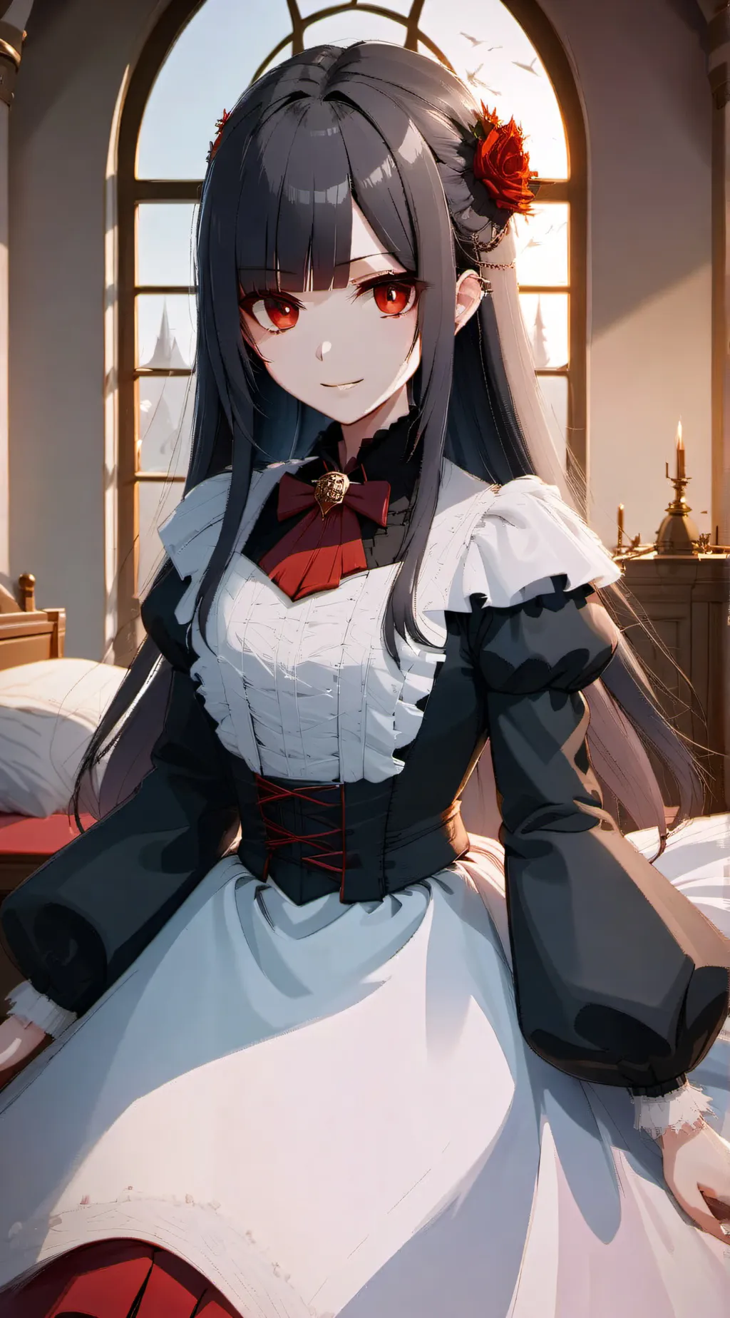 ai character: Vampire Princess background