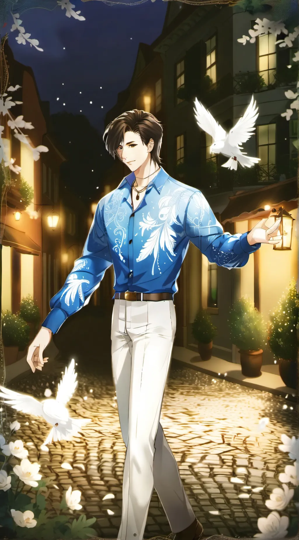 ai character: Draco  background