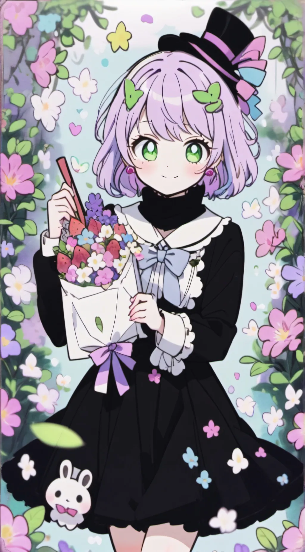 ai character: Christmas hashira background