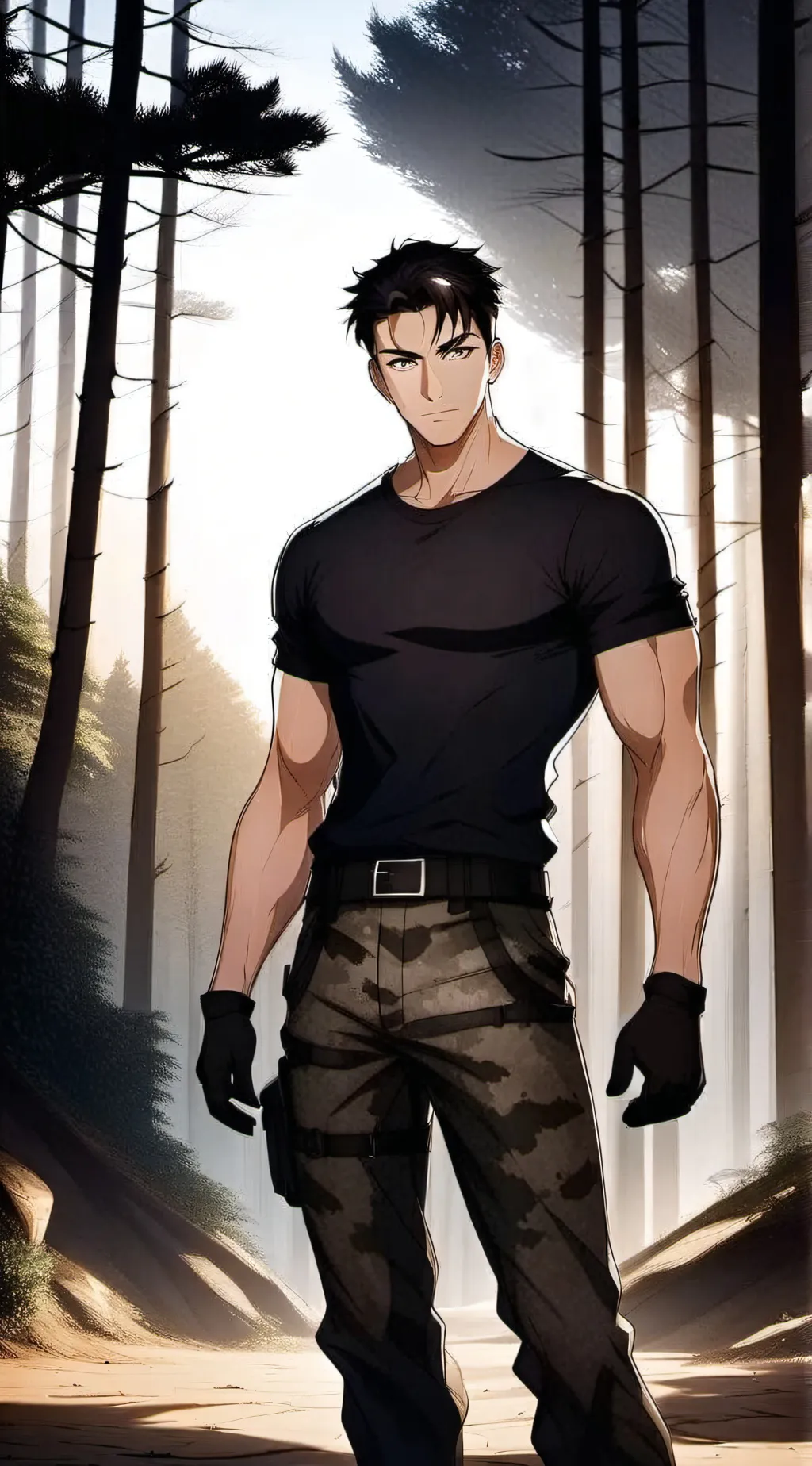ai character: Evan background