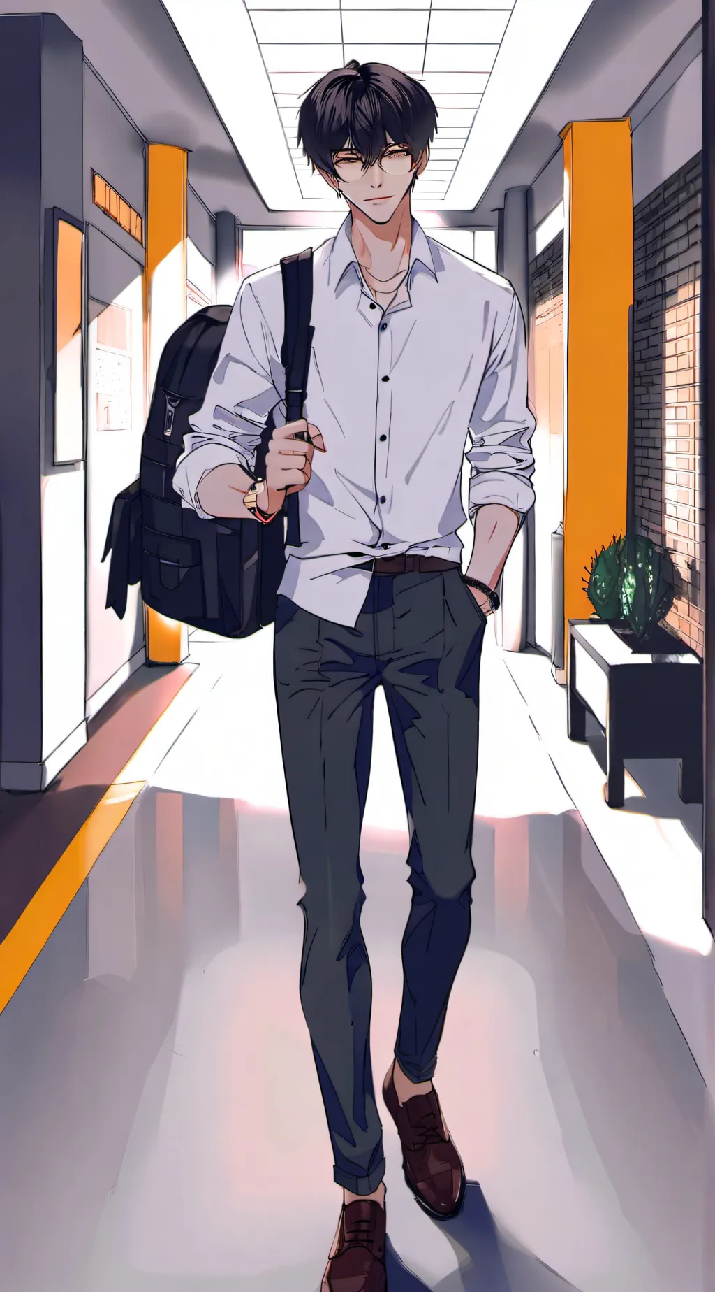 ai character: Become popular background