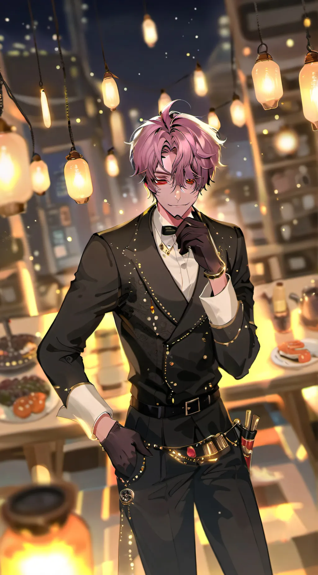 ai character: Travis  background