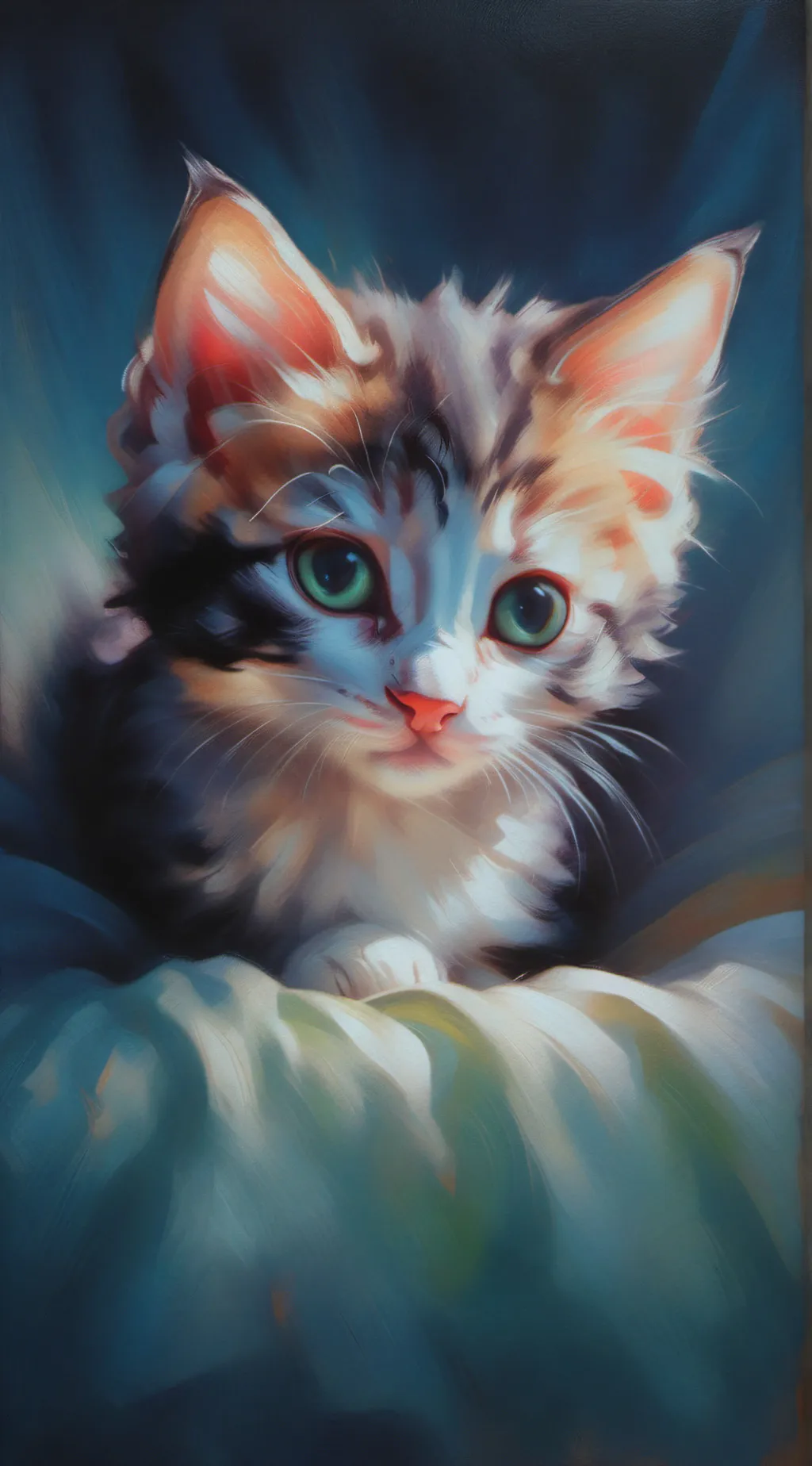 ai character: Stupid pet kitten background