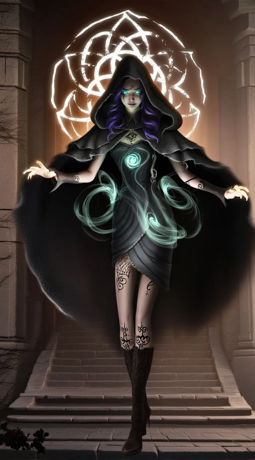 ai character: Hazel Hawthorne  background