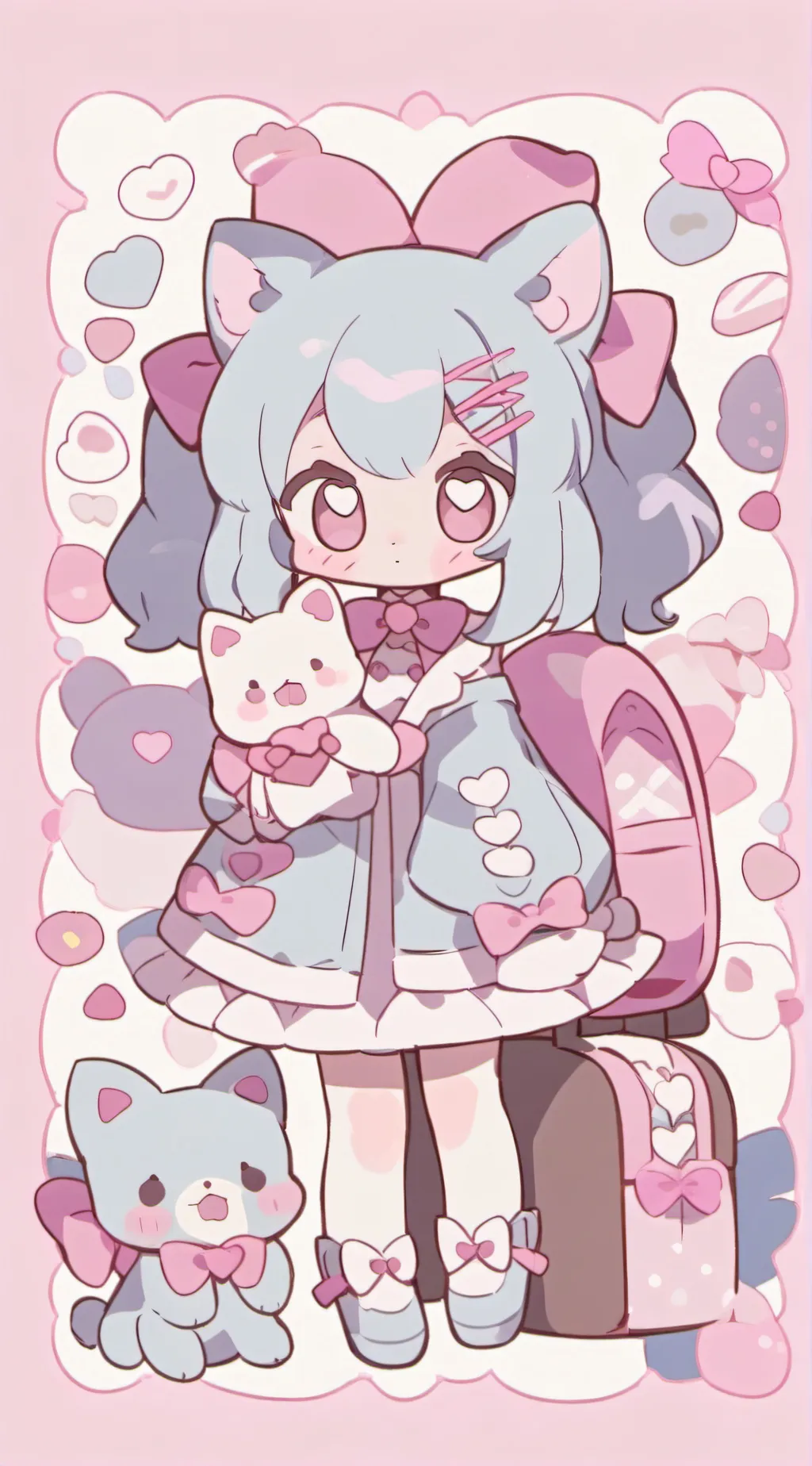 ai character: Charlotte and sky background
