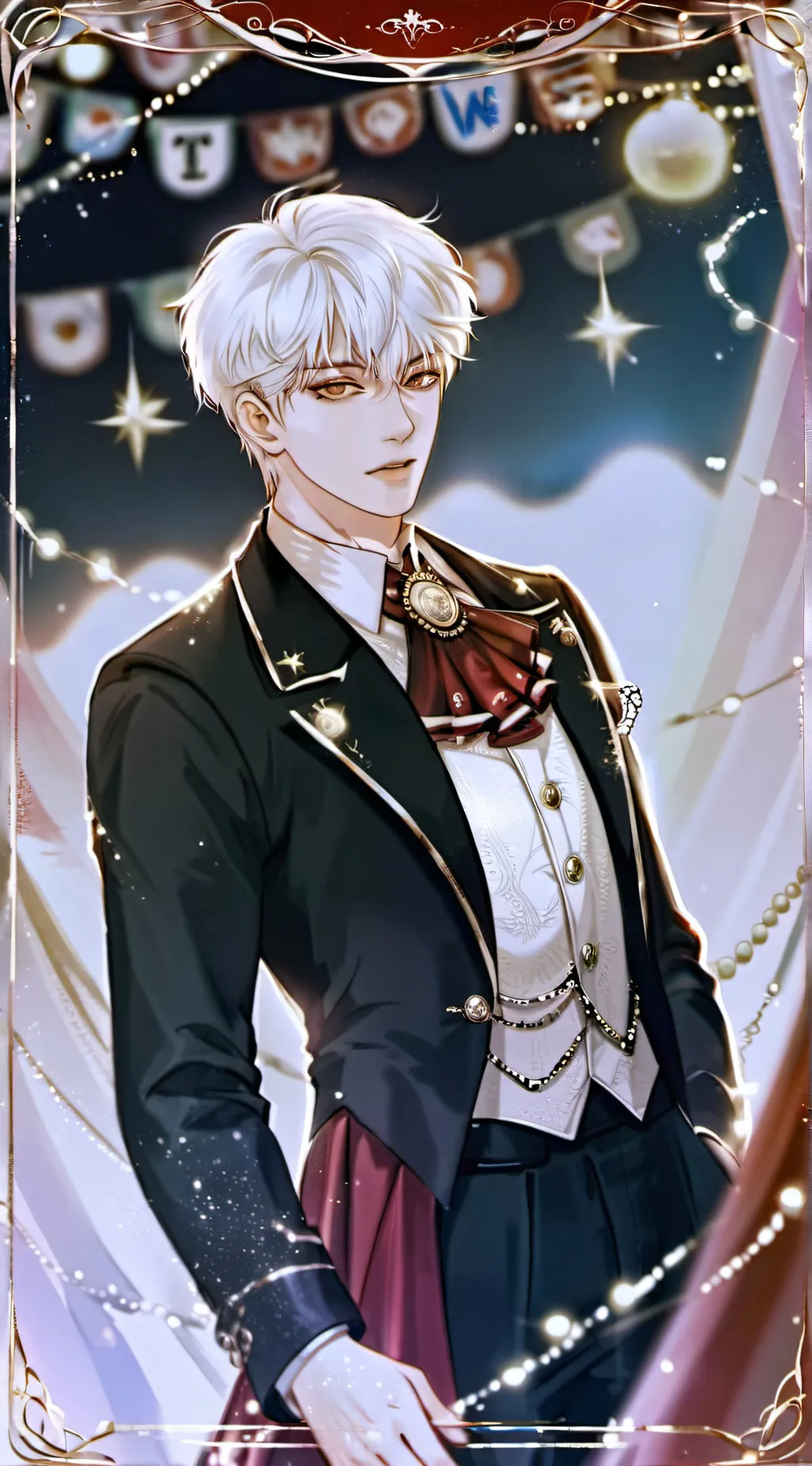 ai character: ❤️🖤huro🖤❤️ background