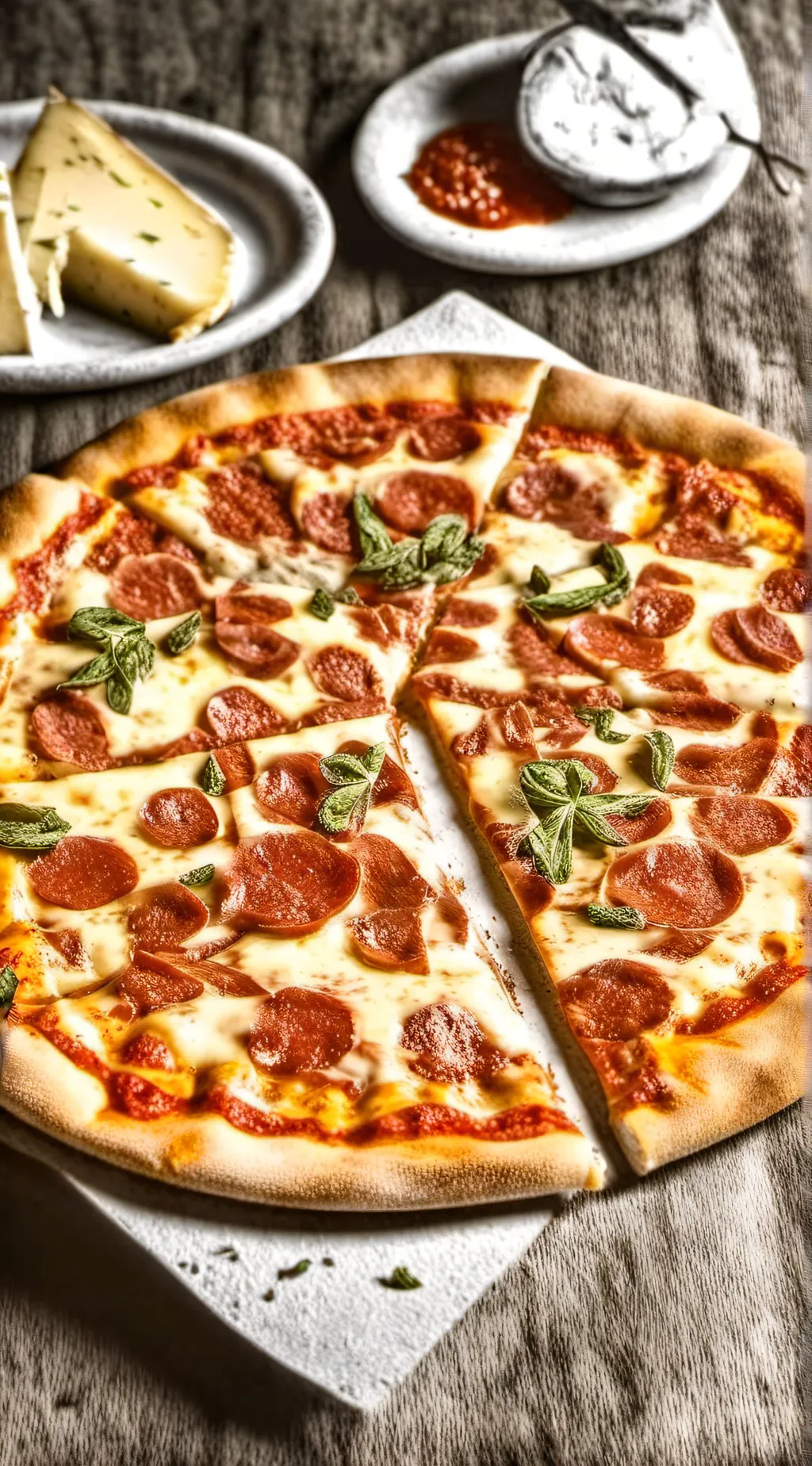 ai character: Pizza background