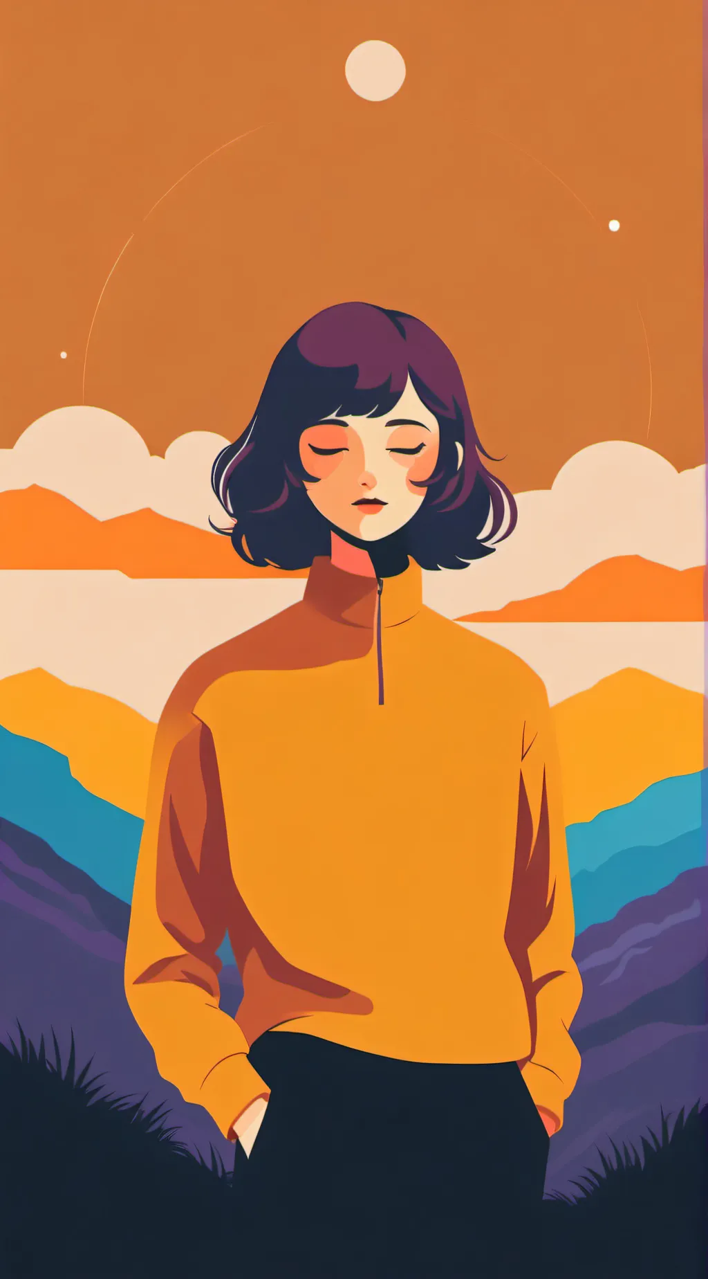 ai character: Frisk ￼ background