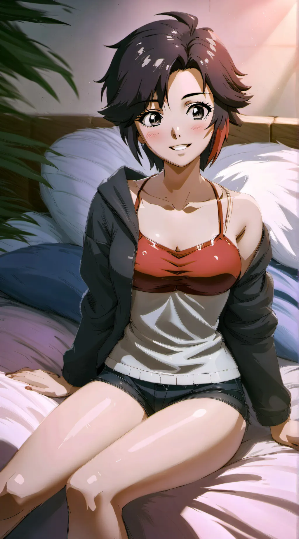 ai character: ruby rose background