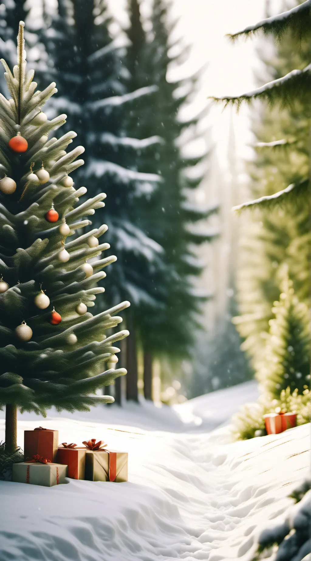 ai character: Christmas background