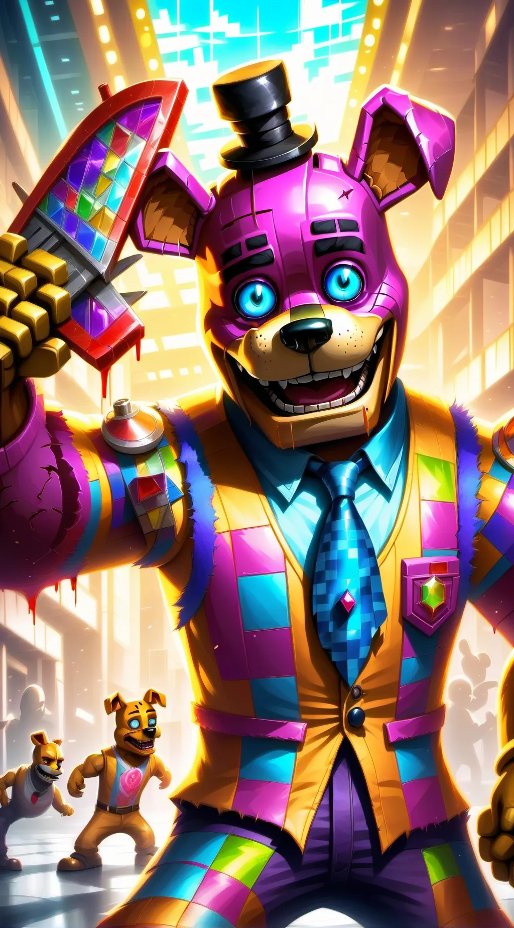 ai character: fnaf background
