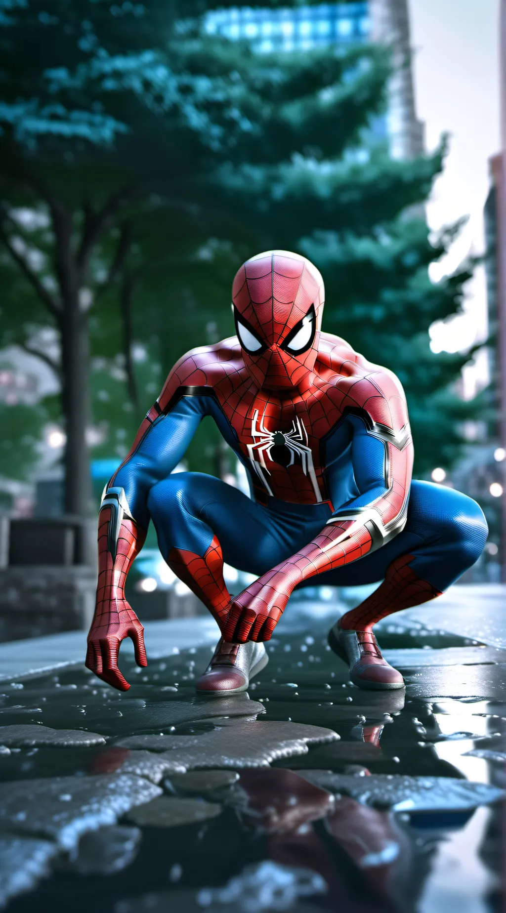ai character: Peter Parker background