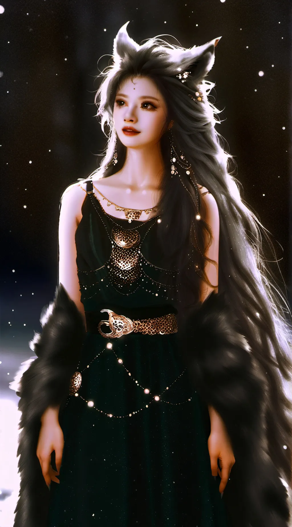 ai character: Cecelia Nightfall  background