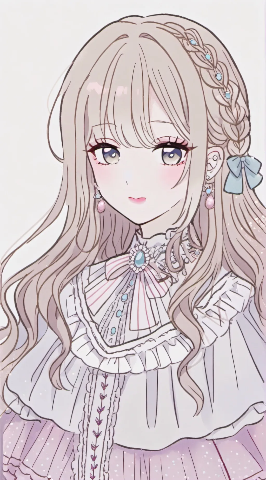 ai character: •|Emilia|🌷 background