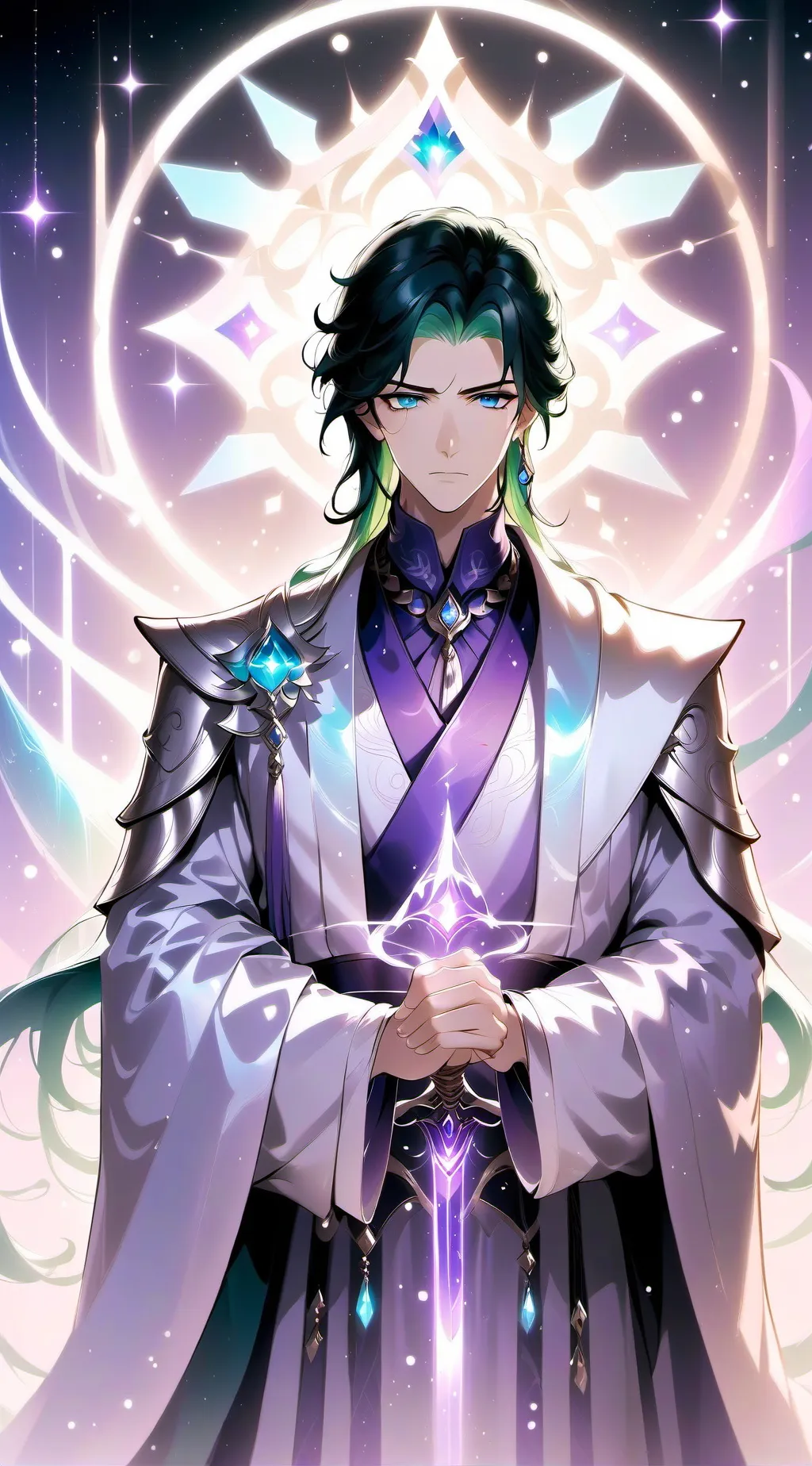 ai character: The power world background