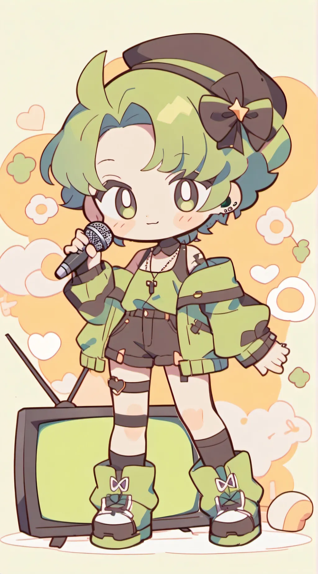 ai character: vee but human background