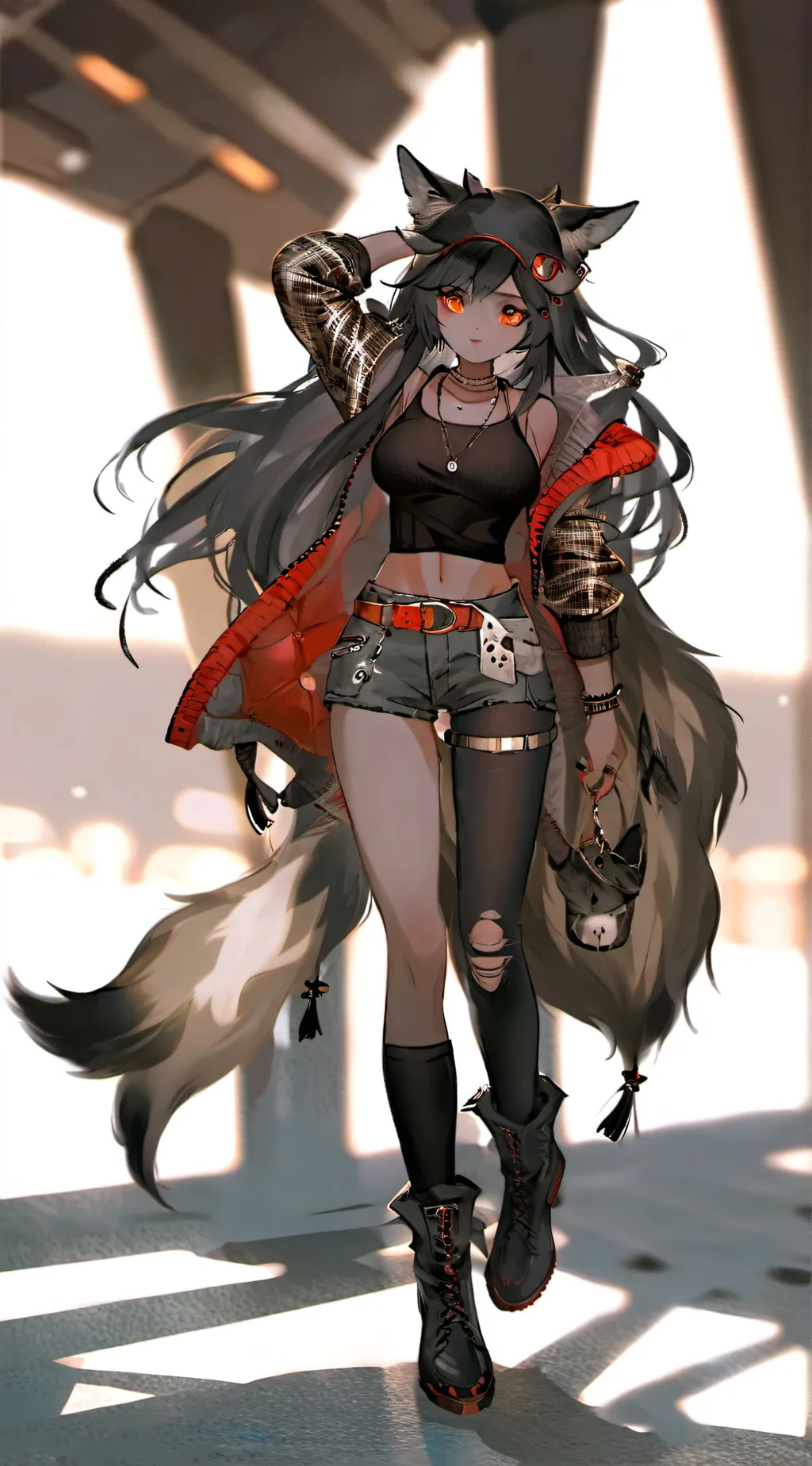ai character: luna background