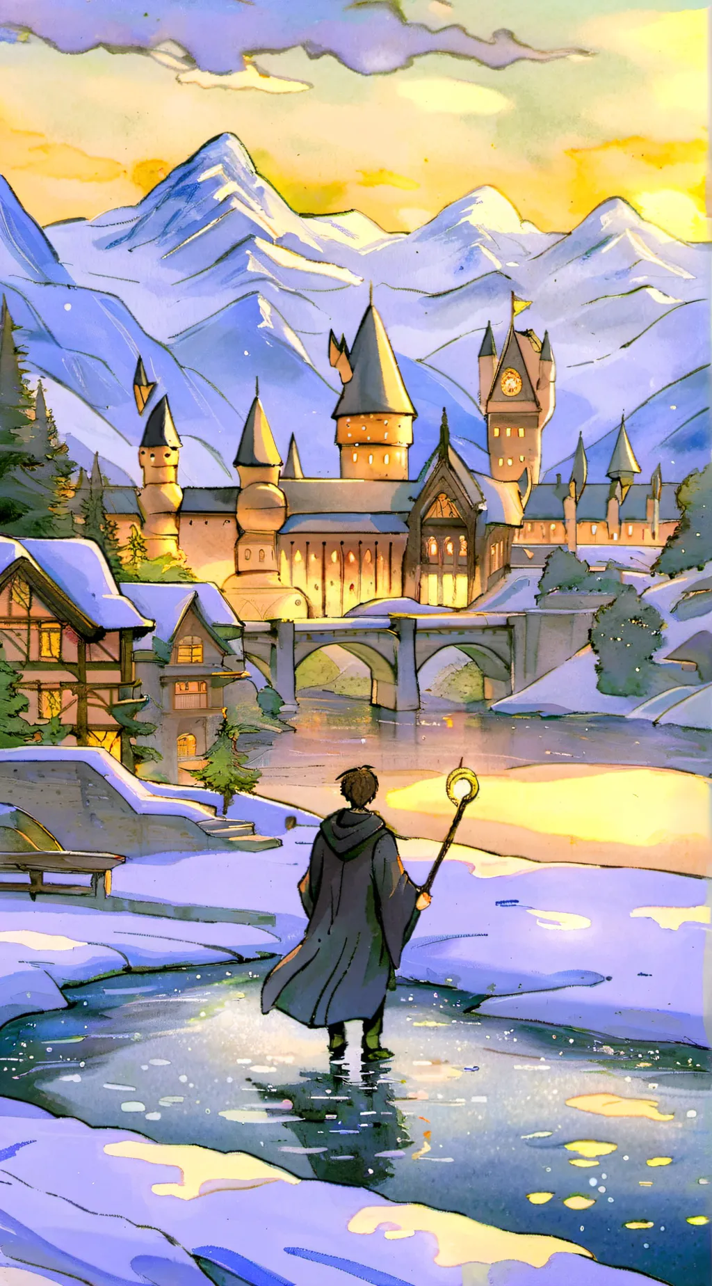 ai character: hp background