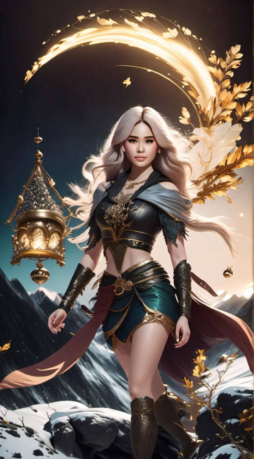 ai character: Serena  background