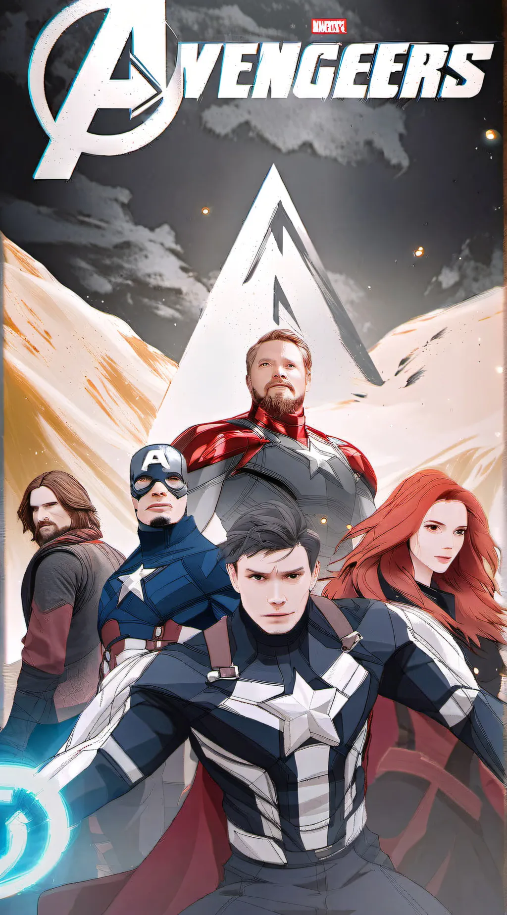 ai character: Avengers 19 background