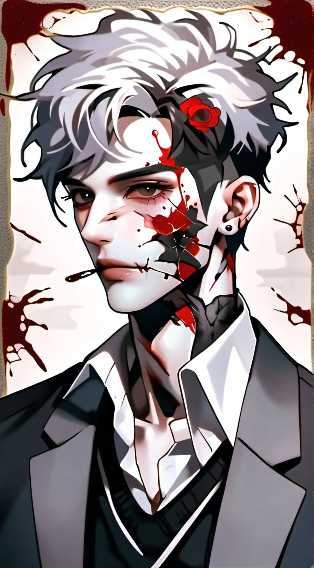 ai character: Zombie background