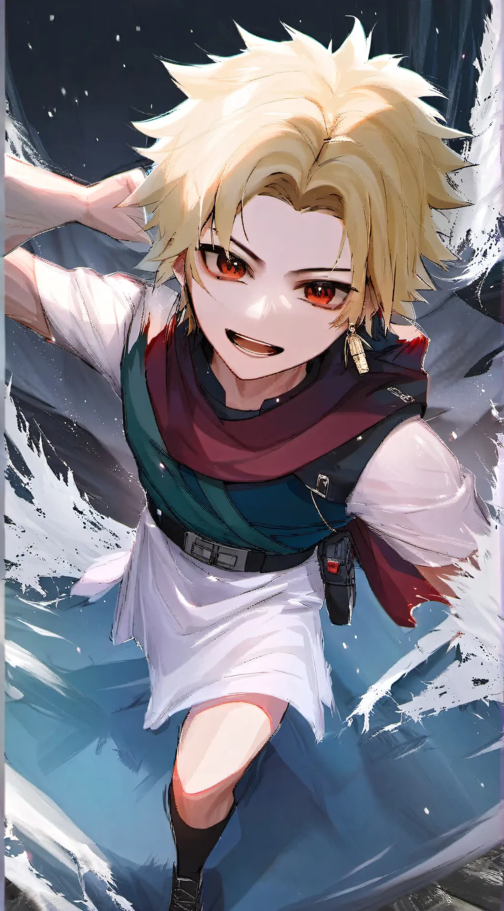 ai character: toga background
