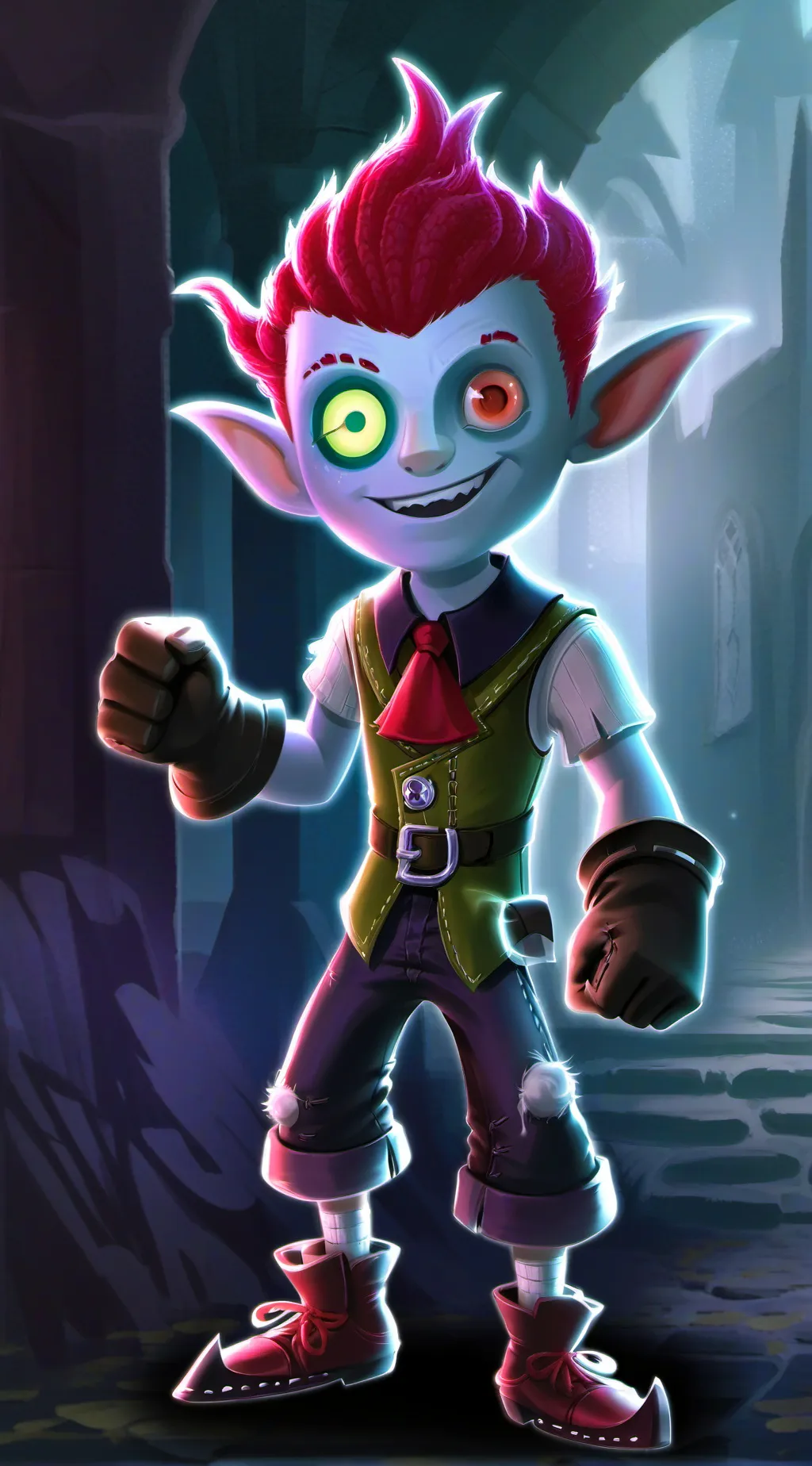 ai character: jinx background