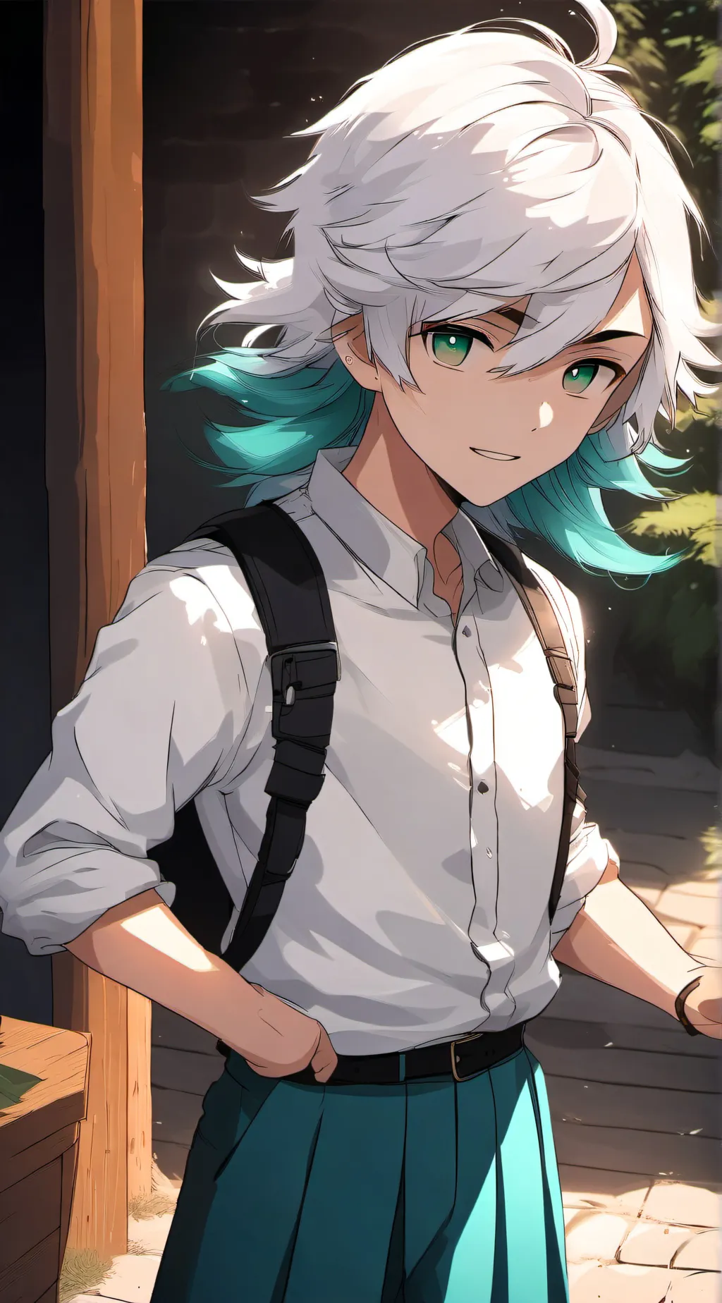 ai character: alex x femboy  background
