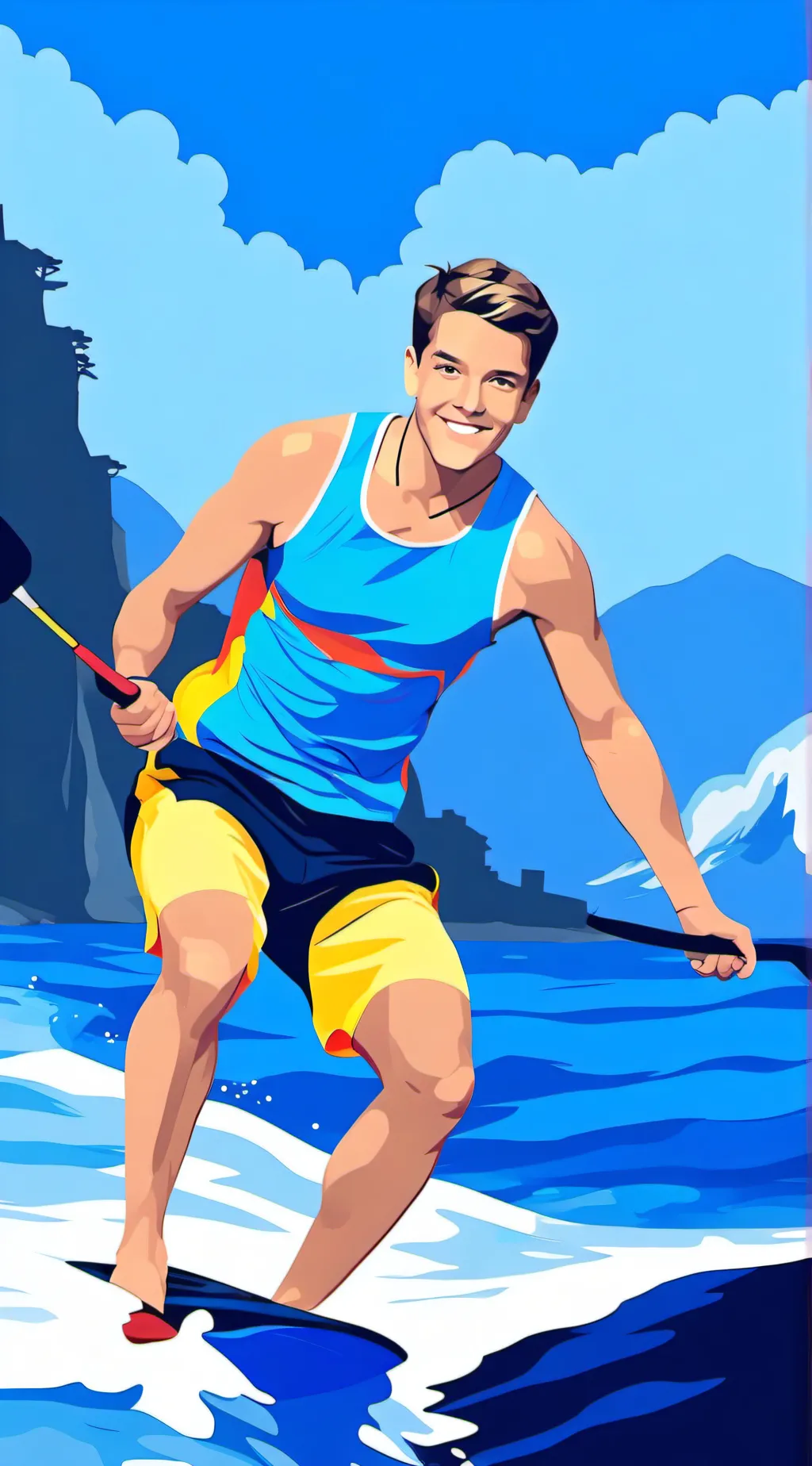 ai character: Milo background