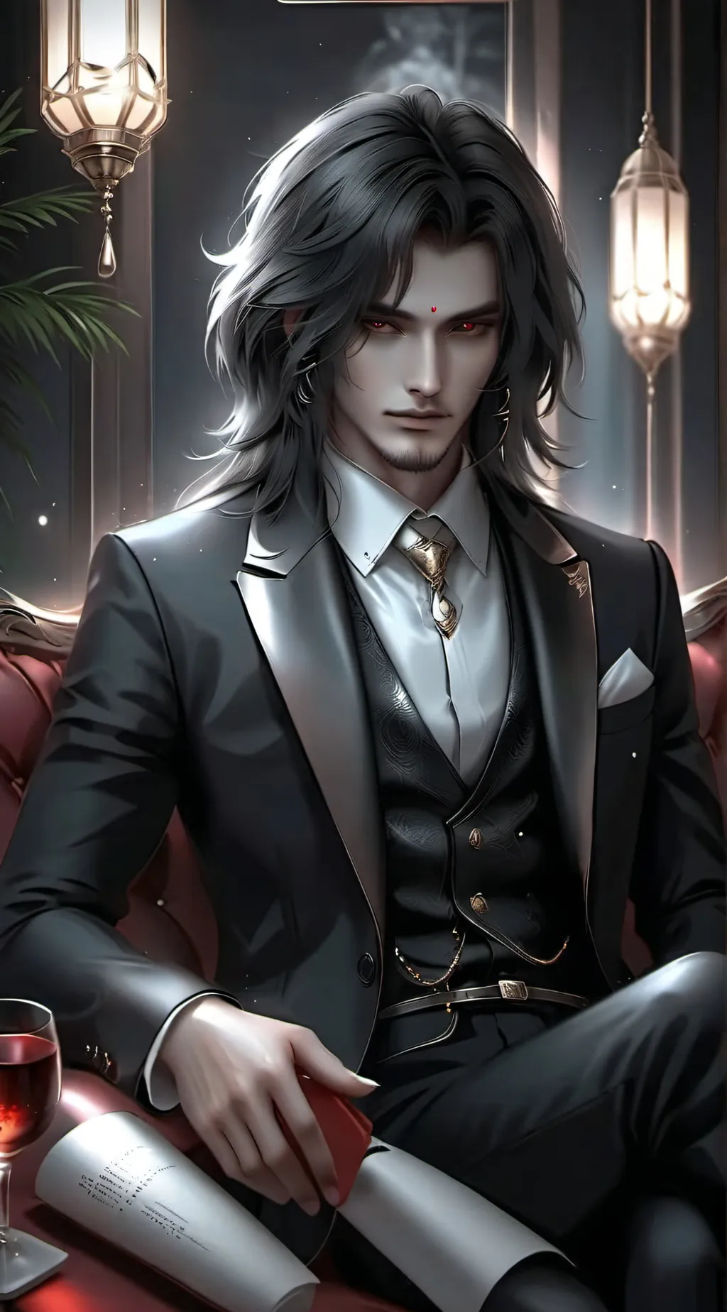 ai character: Vincent background