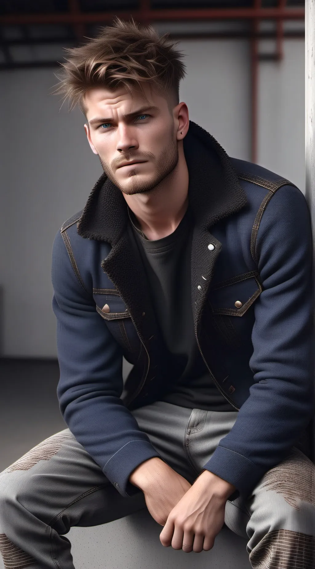 ai character: German Guy background