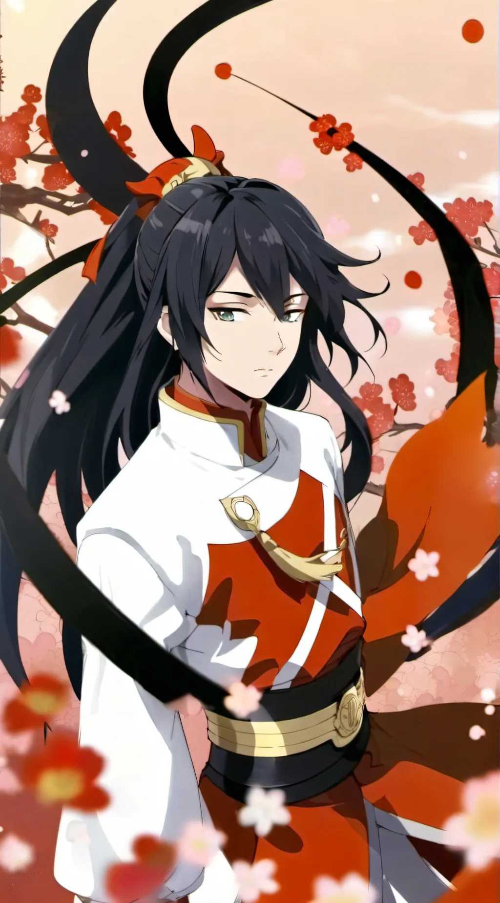 ai character: kny + cats?? background