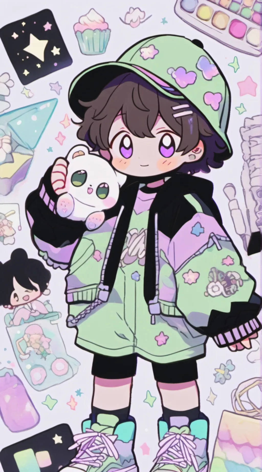 ai character: kevin background