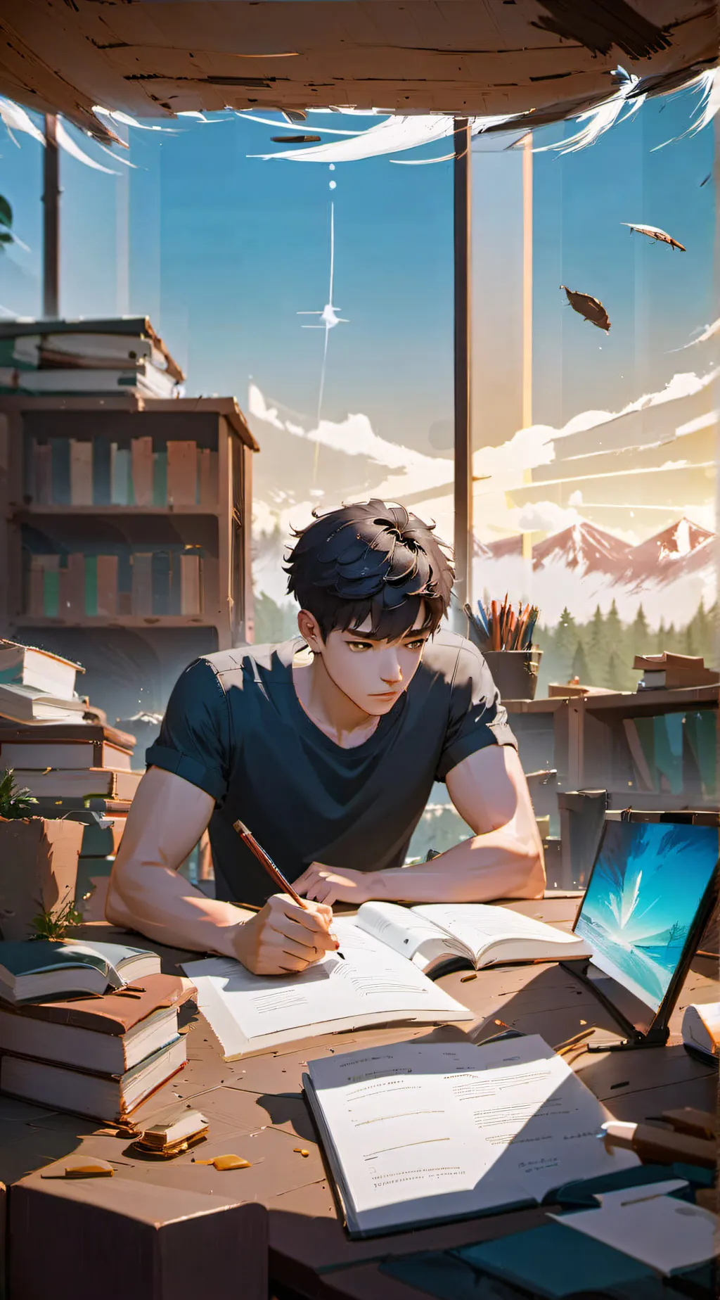 ai character: Zero background