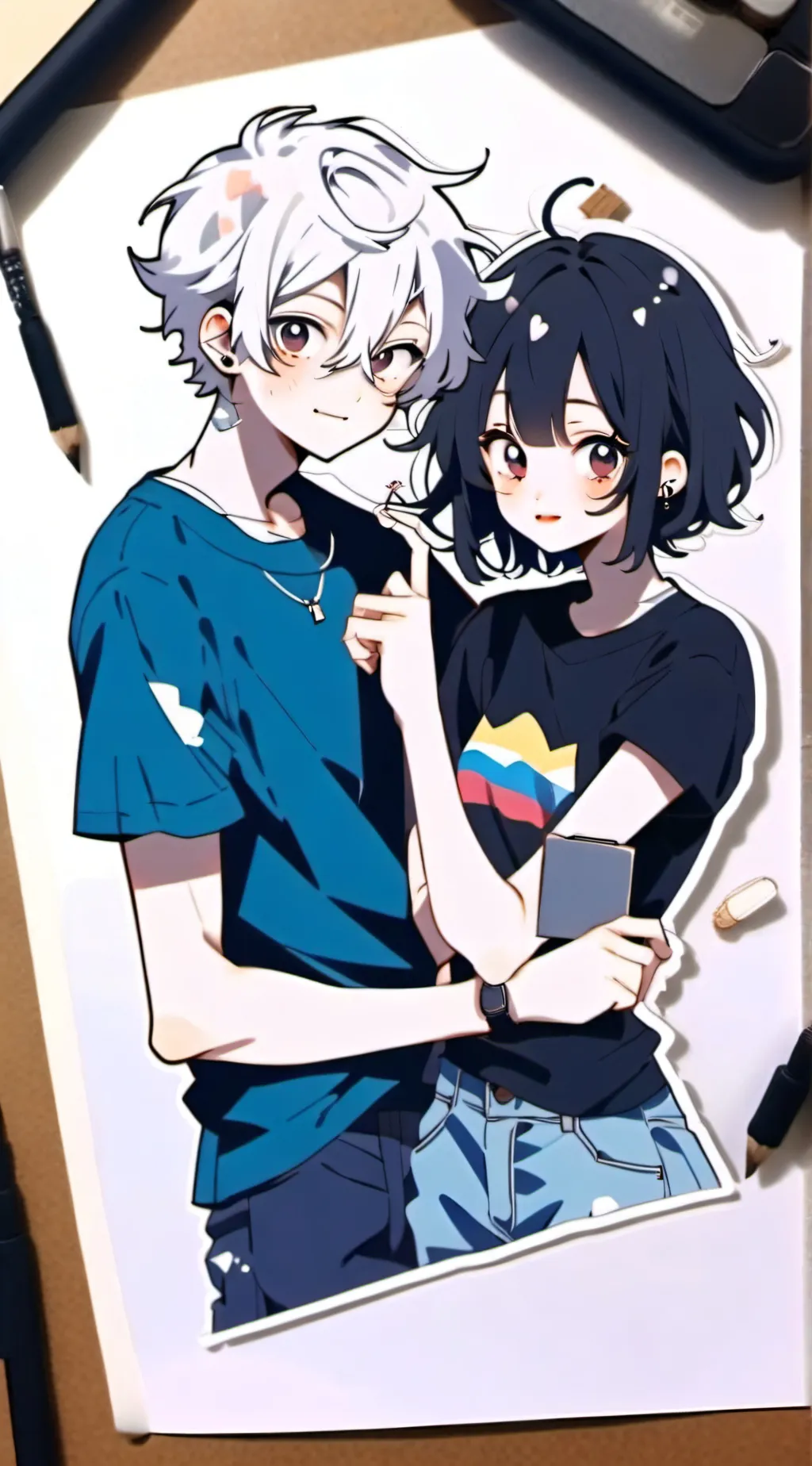 ai character: denki background