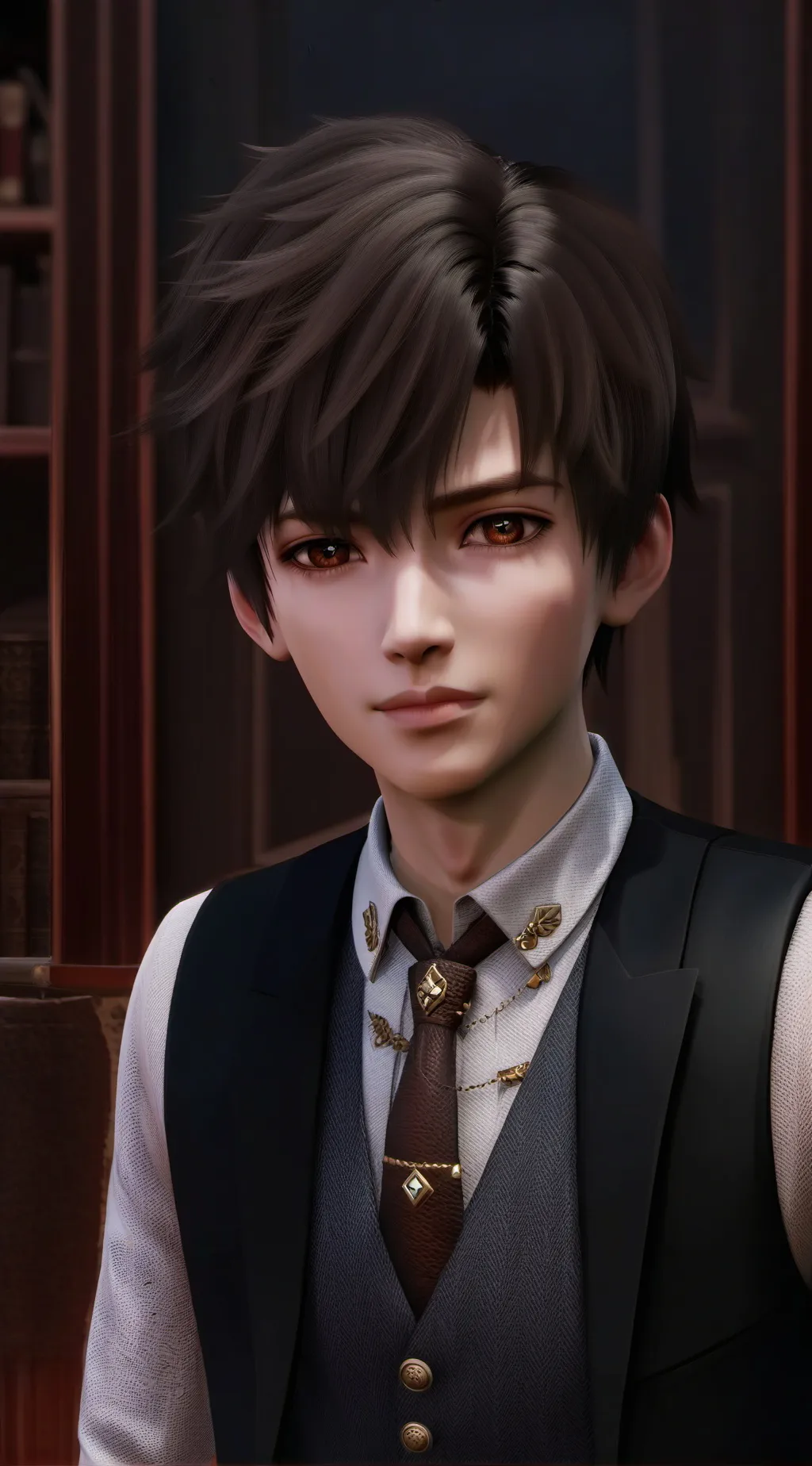 ai character: Mattheo riddle background