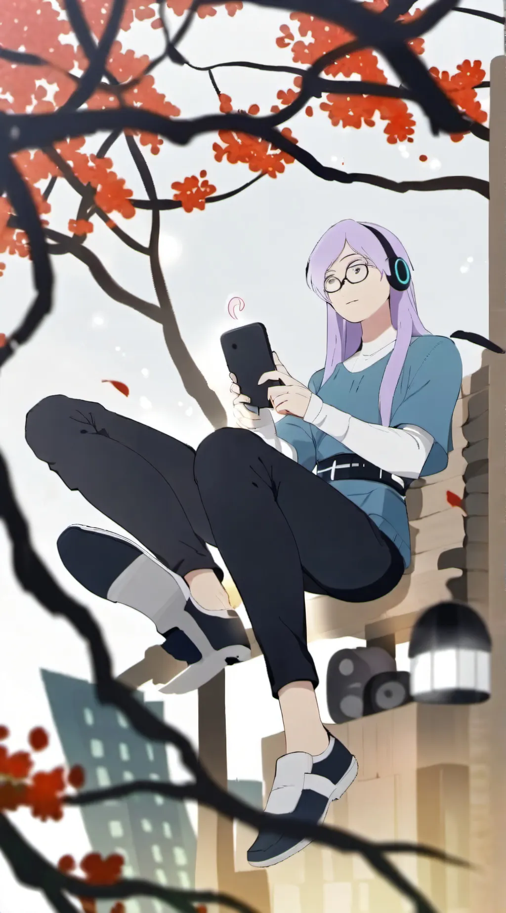 ai character: Alice(From Yandex) background